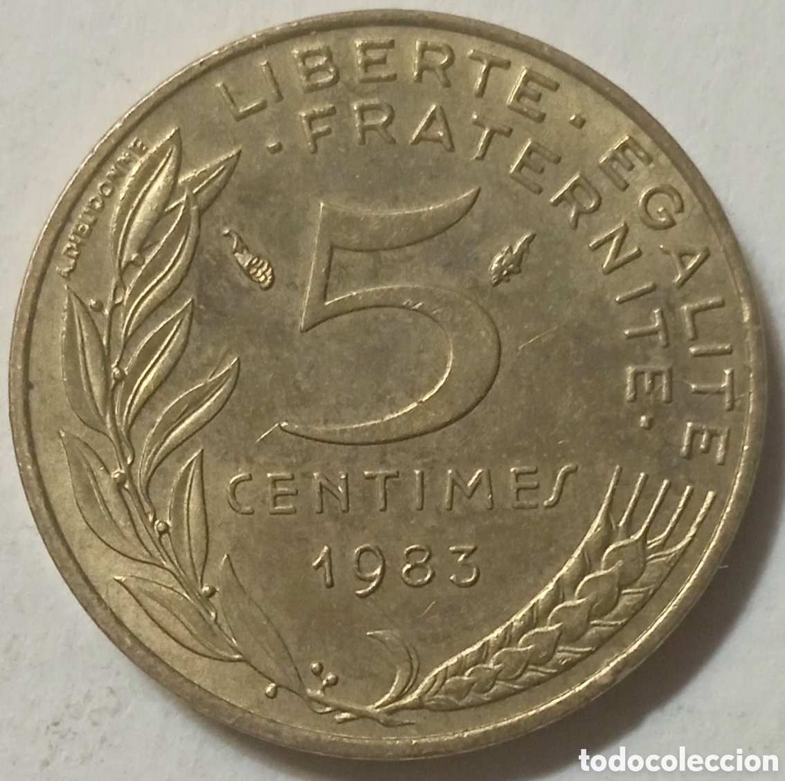 Monedas antiguas de Europa: 5 C&Eacute;NTIMOS/1983 (FRANCIA) - Foto 1