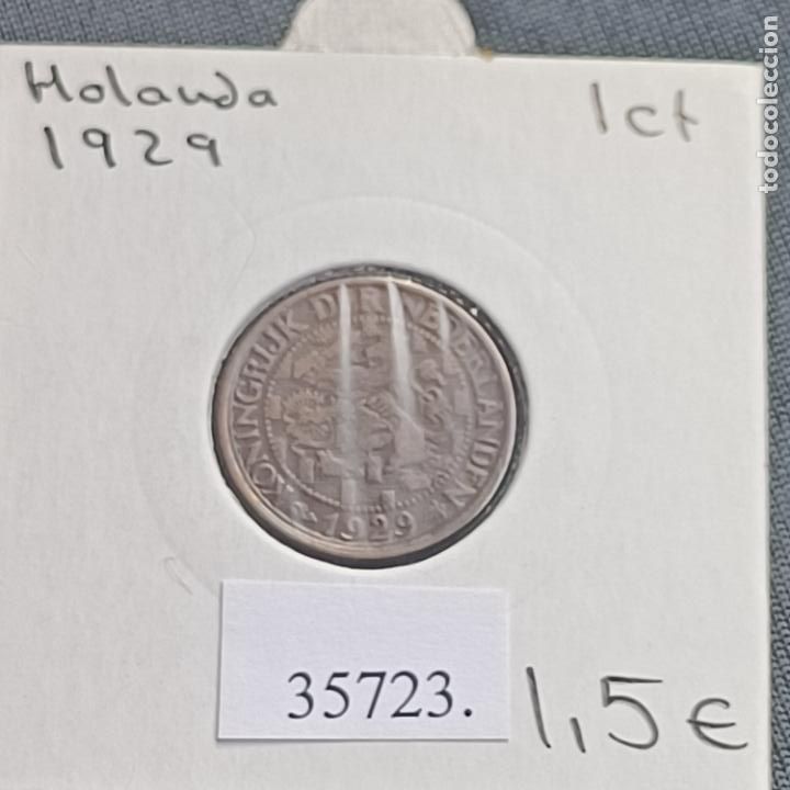 Monedas antiguas de Europa: Holanda 1 c&eacute;ntimo 1929 - Foto 1