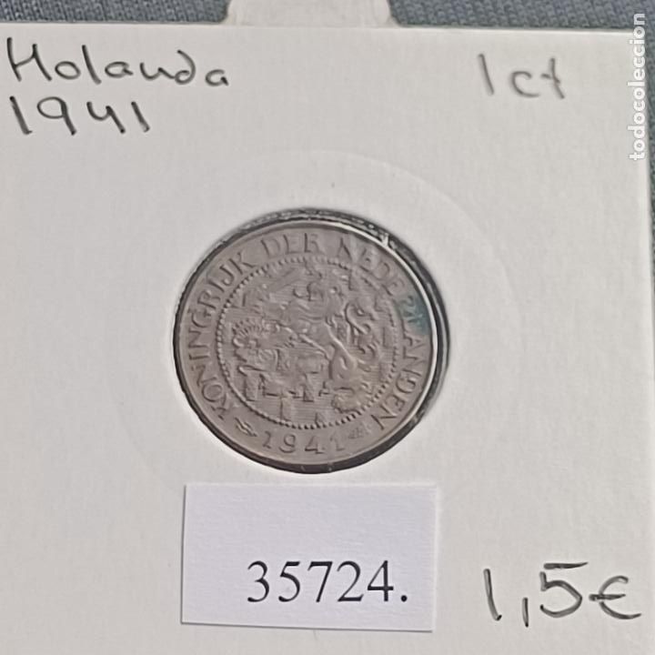 Monedas antiguas de Europa: Holanda 1 c&eacute;ntimo 1941 - Foto 1