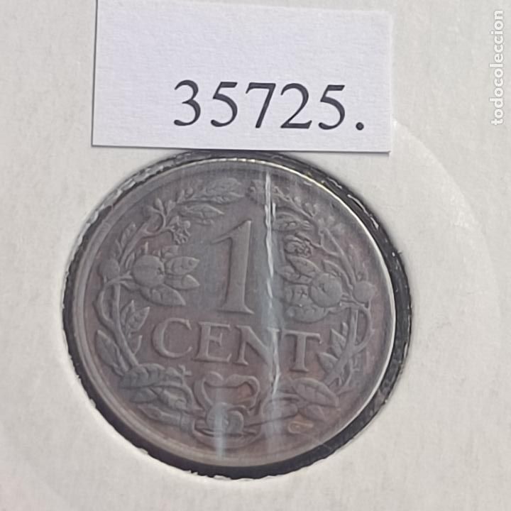 Monedas antiguas de Europa: Holanda 1 c&eacute;ntimo 1941 - Foto 2