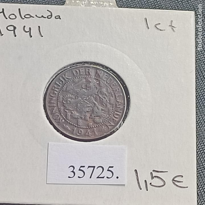 Monedas antiguas de Europa: Holanda 1 c&eacute;ntimo 1941 - Foto 1