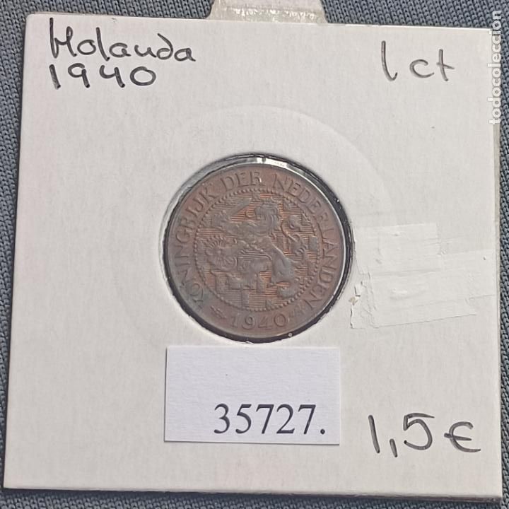 Monedas antiguas de Europa: Holanda 1 c&eacute;ntimo 1940 - Foto 1