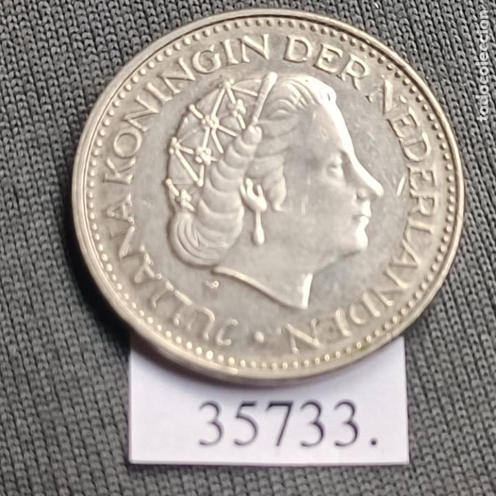 Monedas antiguas de Europa: Holanda 1 gulden 1971 - Foto 1