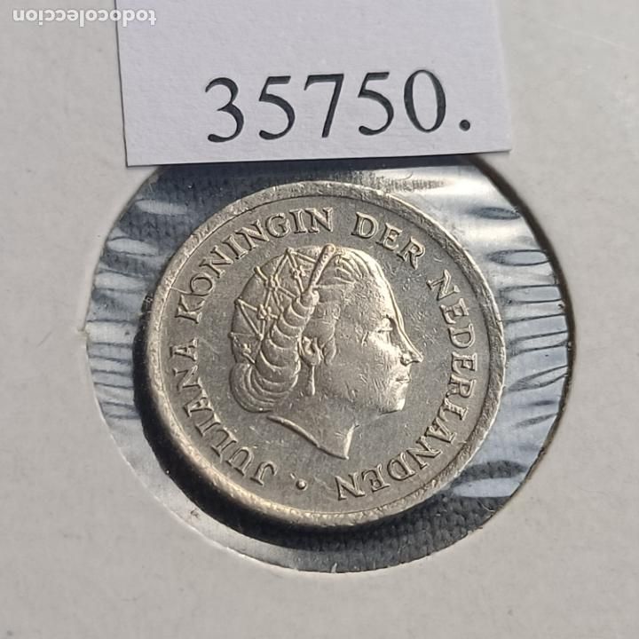 Monedas antiguas de Europa: Holanda 10 centimos 1967 - Foto 1