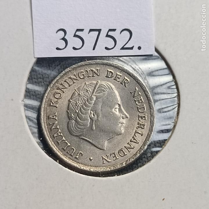 Monedas antiguas de Europa: Holanda 10 centimos 1965 - Foto 1