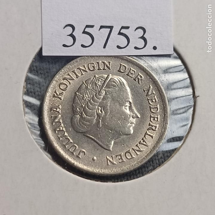 Monedas antiguas de Europa: Holanda 10 centimos 1966 - Foto 1