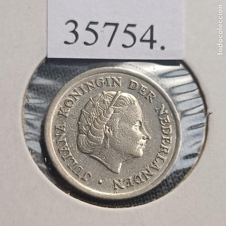 Monedas antiguas de Europa: Holanda 10 centimos 1959 - Foto 1