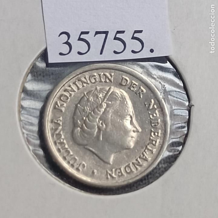 Monedas antiguas de Europa: Holanda 10 centimos 1958 - Foto 1