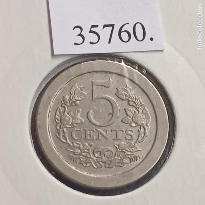 Monedas antiguas de Europa: Holanda 5 c&eacute;ntimos 1907 - Foto 5