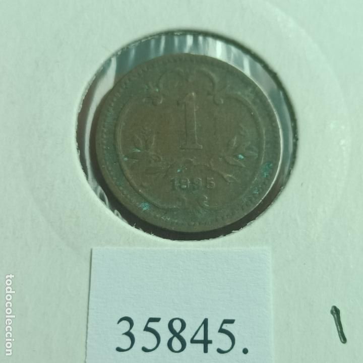 Monedas antiguas de Europa: Austria 1 heller 1895 - Foto 2
