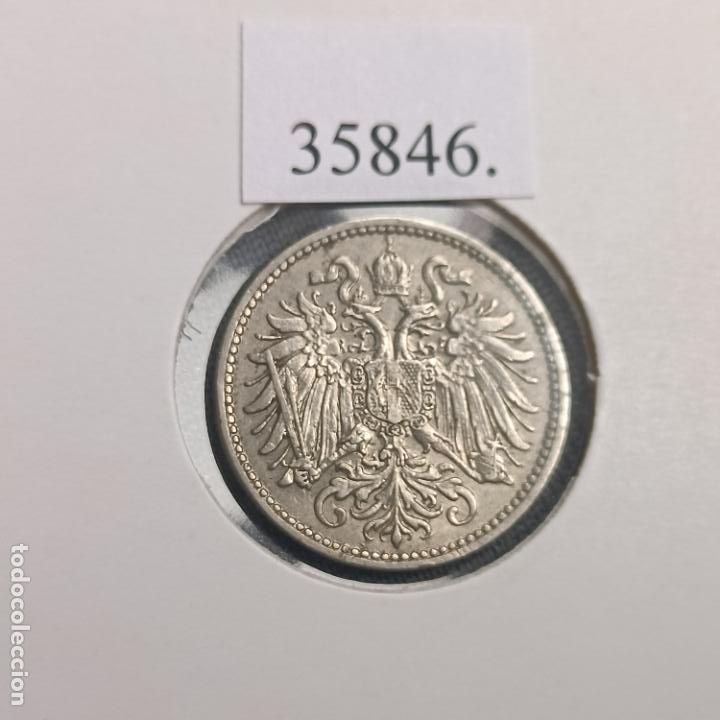 Monedas antiguas de Europa: Austria 10 heller 1895 - Foto 2