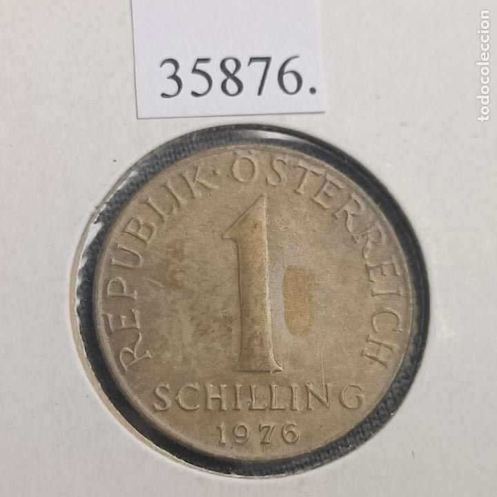 Monedas antiguas de Europa: Austria 1 chelin 1976, schilling - Foto 2
