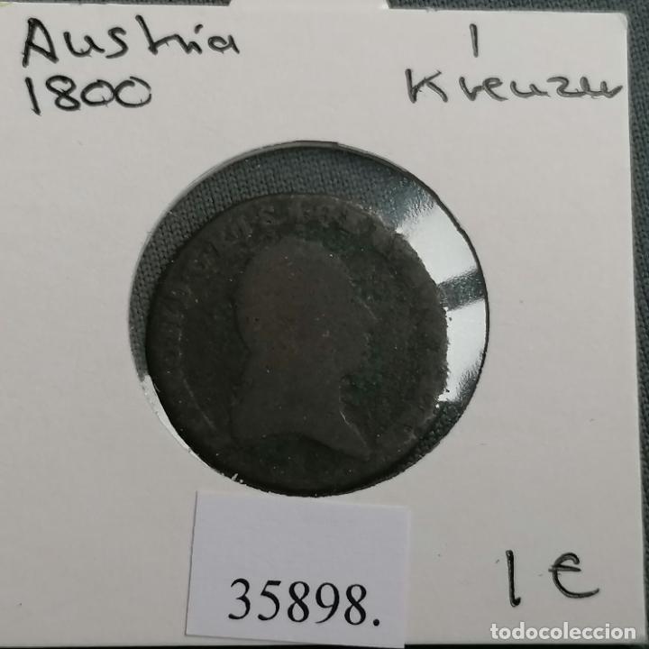 Monedas antiguas de Europa: Austria, 1 kreuzer 1800 - Foto 1