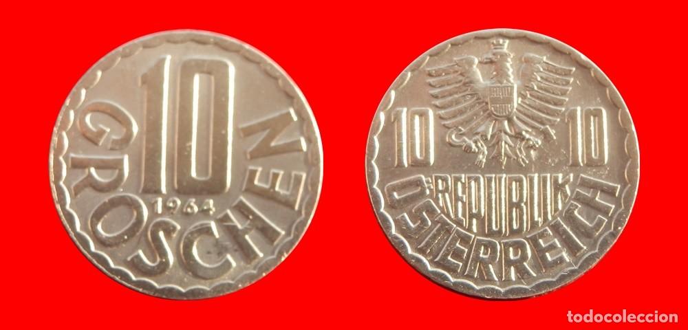 Old Coins of Europe: 10 GROSCHEN 1964 AUSTRIA-100448