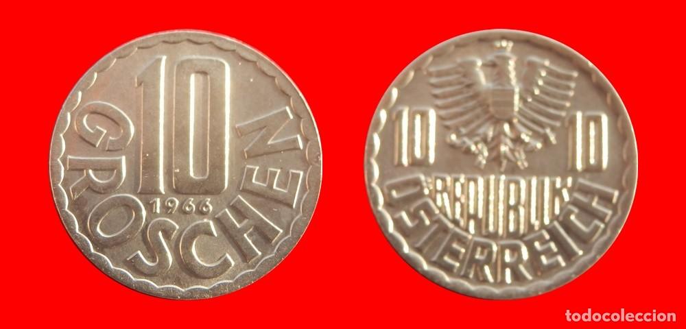 Old Coins of Europe: 10 GROSCHEN 1966 AUSTRIA-100450