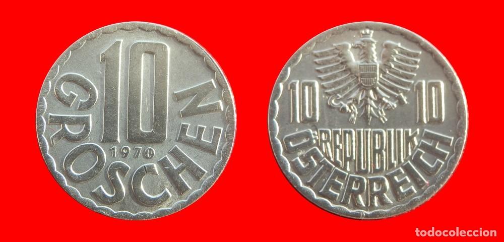 Old Coins of Europe: 10 GROSCHEN 1970 AUSTRIA-100453