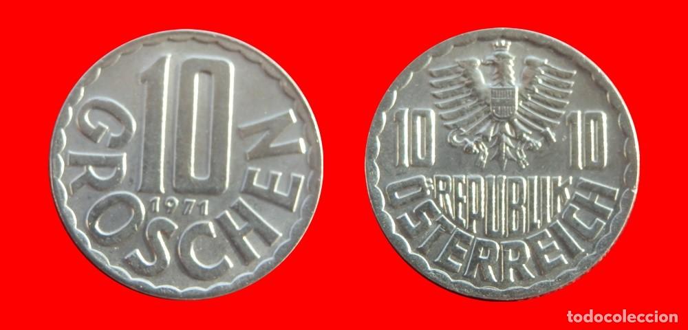 Old Coins of Europe: 10 GROSCHEN 1971 AUSTRIA-100454