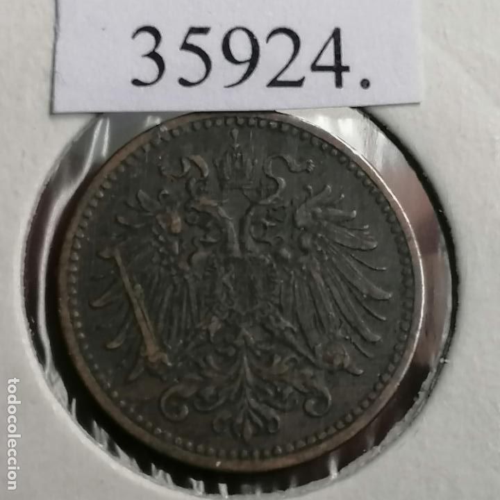 Monedas antiguas de Europa: Austria 1 heller 1910 - Foto 2