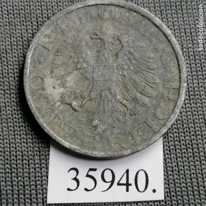 Monedas antiguas de Europa: Austria 10 groschen 1948 - Foto 2