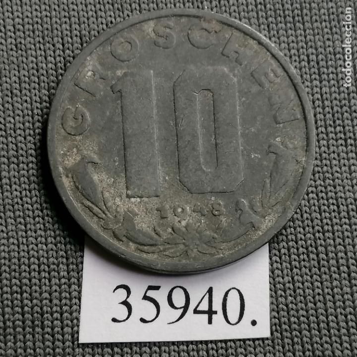 Monedas antiguas de Europa: Austria 10 groschen 1948 - Foto 1