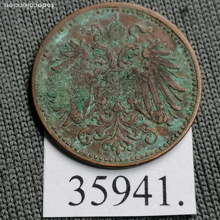 Monedas antiguas de Europa: Austria 1 heller 1912 - Foto 2
