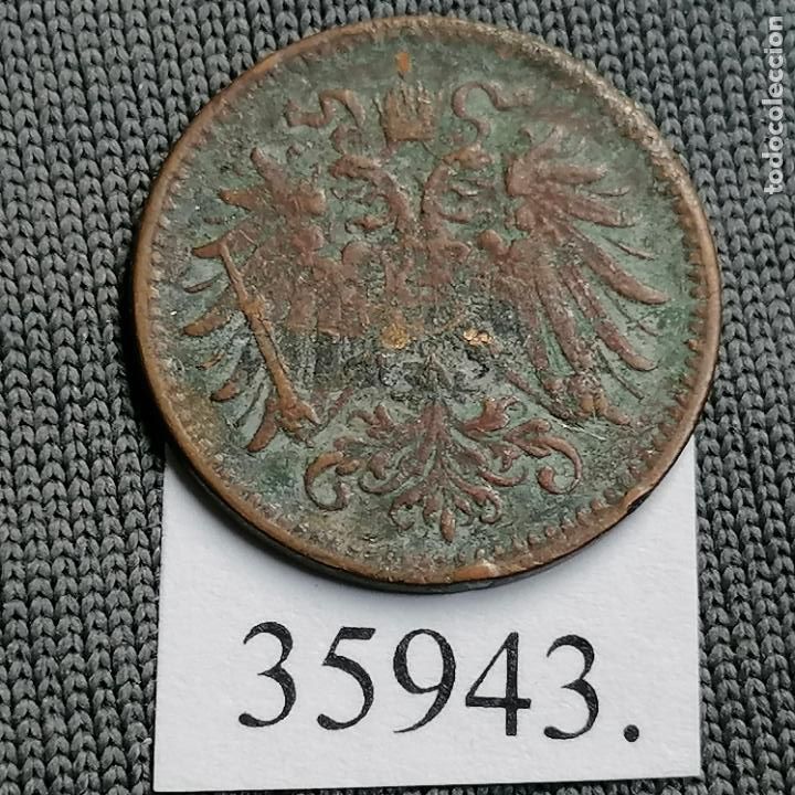 Monedas antiguas de Europa: Austria 1 heller 1912 - Foto 2