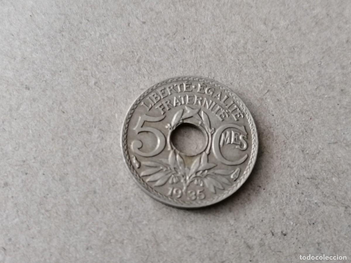 Monedas antiguas de Europa: Moneda, Francia, 5 cent , 1935, , EBC, - Foto 1