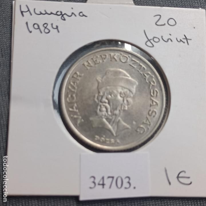 Monedas antiguas de Europa: Hungria 20 forint 1984 - Foto 1