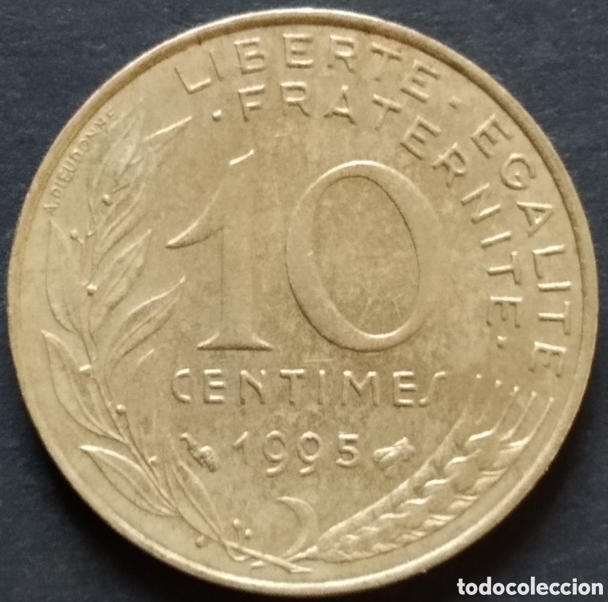 Monedas antiguas de Europa: MONEDA - FRANCIA 10 CENTIMOS 1995 - Foto 1