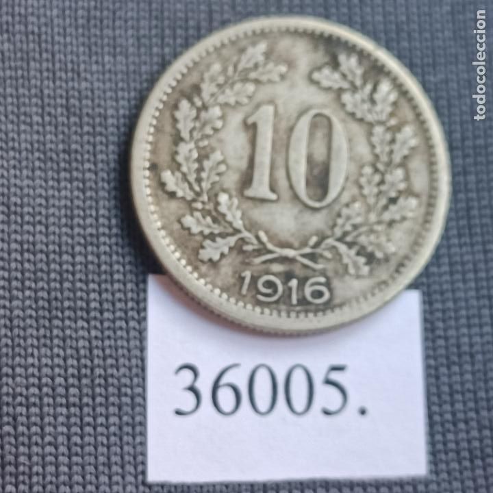 Monedas antiguas de Europa: Austria 10 heller 1916 - Foto 1