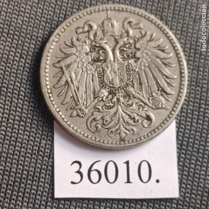 Monedas antiguas de Europa: Austria 10 heller 1909 - Foto 2