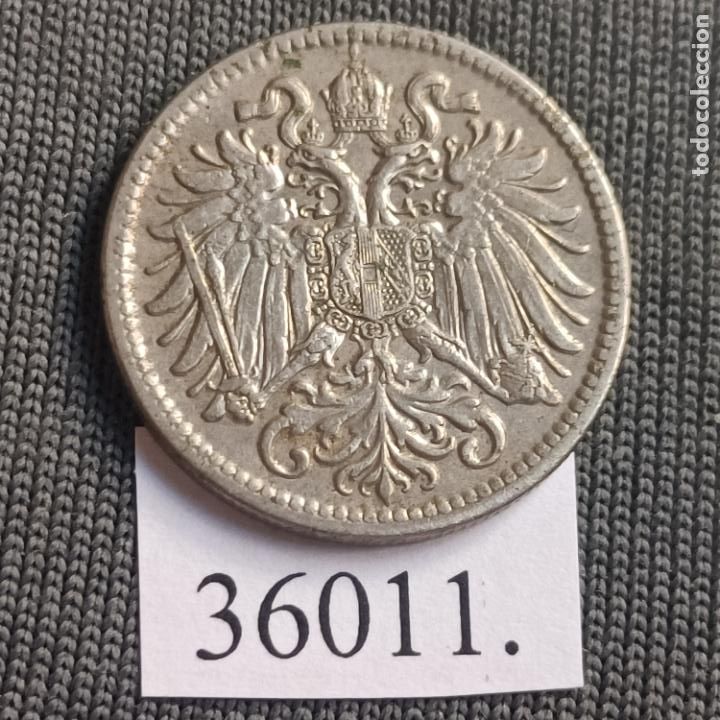 Monedas antiguas de Europa: Austria 10 heller 1909 - Foto 2