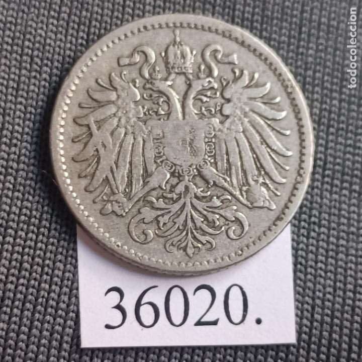 Monedas antiguas de Europa: Austria 10 heller 1893 - Foto 1