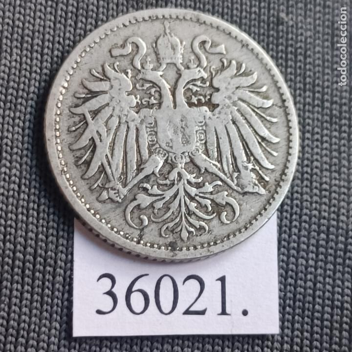 Monedas antiguas de Europa: Austria 10 heller 1893 - Foto 2
