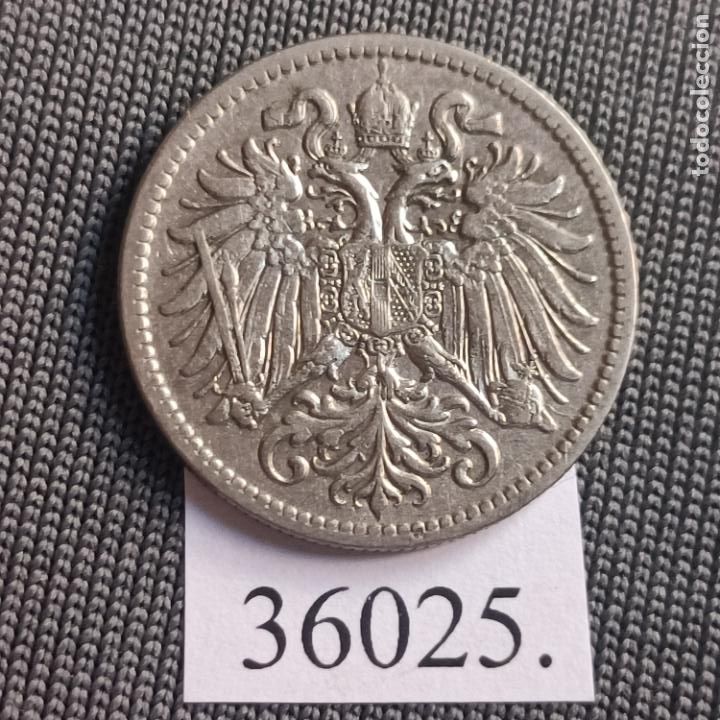 Monedas antiguas de Europa: Austria 10 heller 1907 - Foto 2