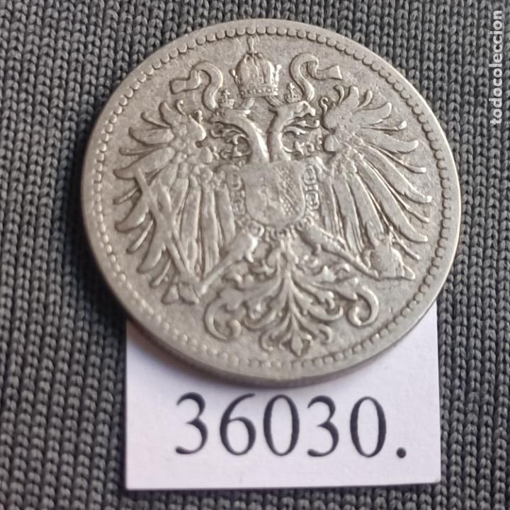 Monedas antiguas de Europa: Austria 10 heller 1895 - Foto 2