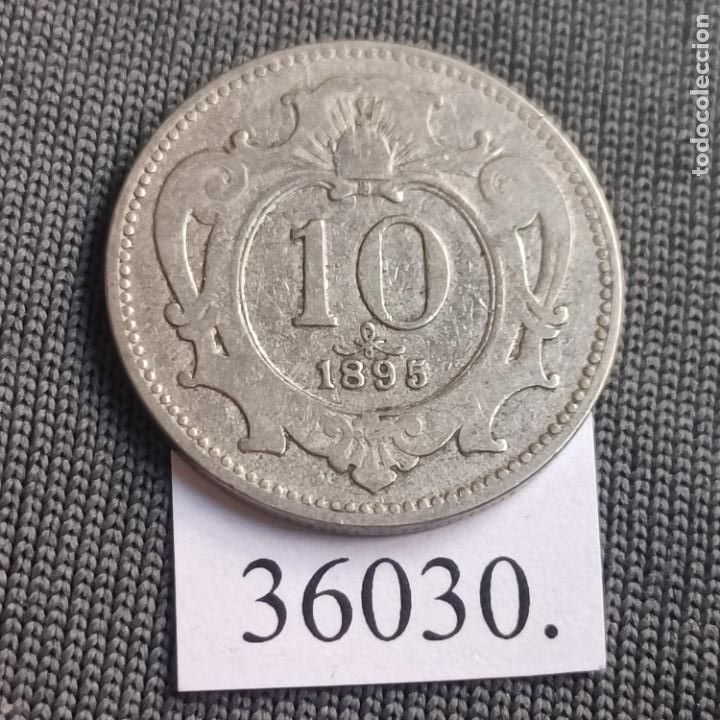 Monedas antiguas de Europa: Austria 10 heller 1895 - Foto 1