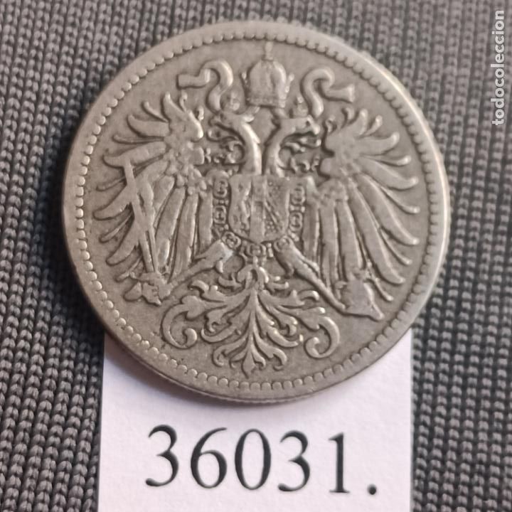 Monedas antiguas de Europa: Austria 10 heller 1895 - Foto 1