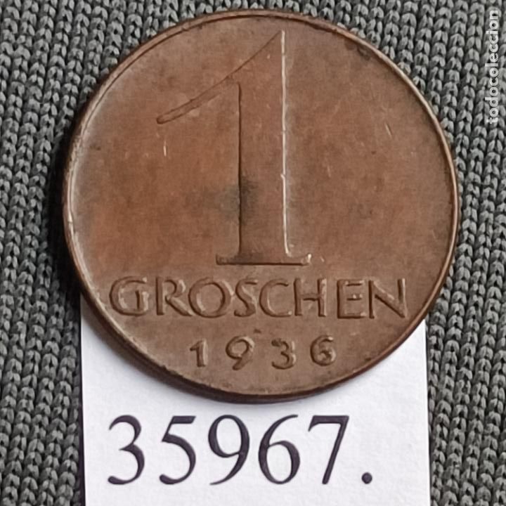 Monedas antiguas de Europa: Austria 1 groschen 1936 - Foto 1