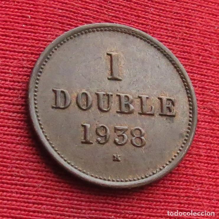 Monedas antiguas de Europa: Guernsey 1 double 1938 - Foto 1
