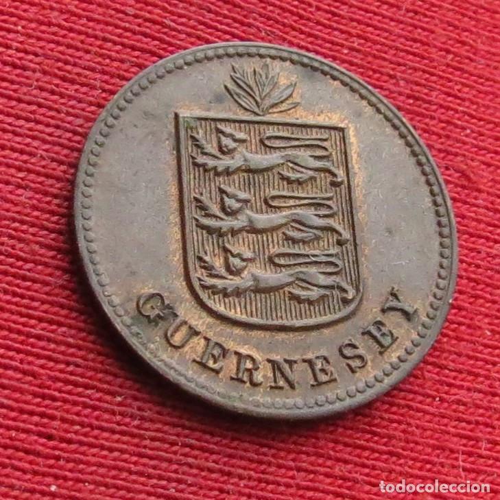 Monedas antiguas de Europa: Guernsey 1 double 1938 - Foto 2