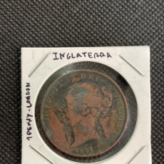 Monedas antiguas de Europa: 1 PENNY INGLATERRA - VICTORIA - 1844