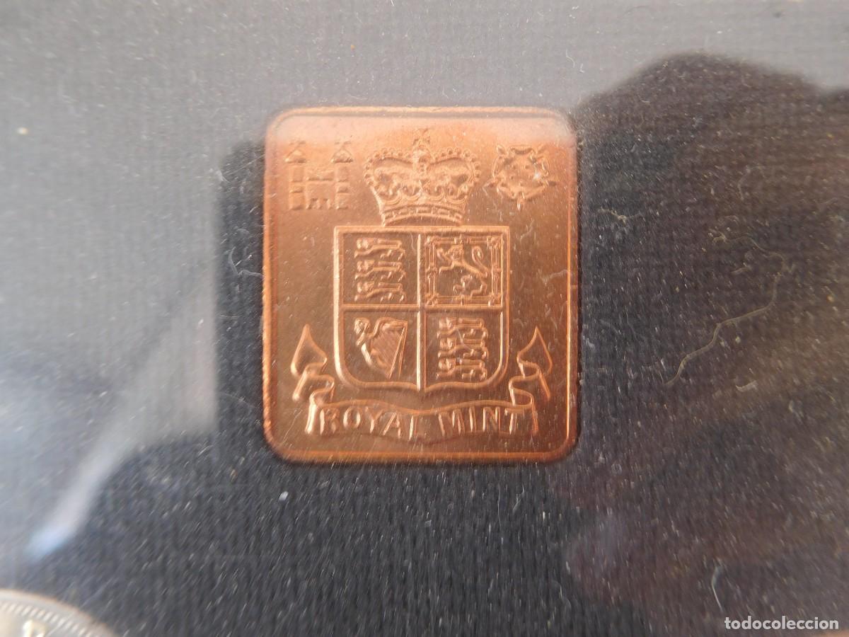 Monedas antiguas de Europa: Set de monedas inglesas a&ntilde;o 1971 Proof - Foto 2