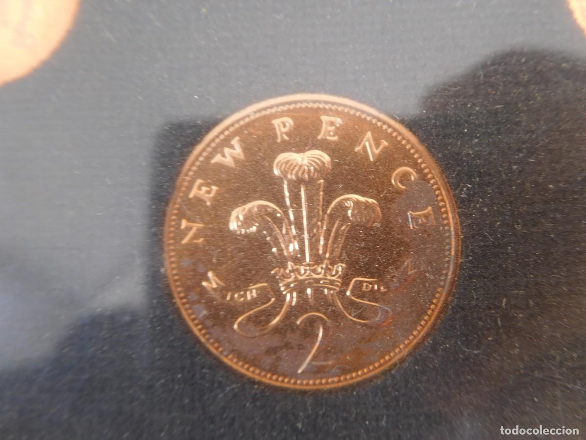 Monedas antiguas de Europa: Set de monedas inglesas a&ntilde;o 1971 Proof - Foto 7