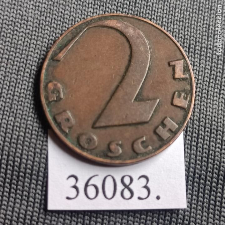 Monedas antiguas de Europa: Austria 2 groschen 1925 - Foto 2