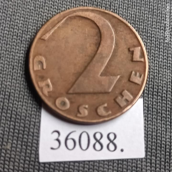 Monedas antiguas de Europa: Austria 2 groschen 1926 - Foto 2
