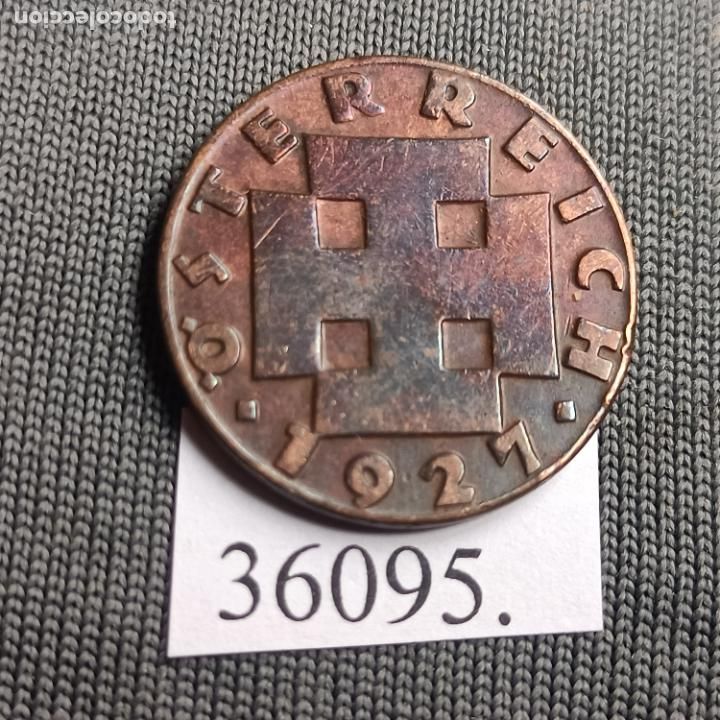 Monedas antiguas de Europa: Austria 2 groschen 1927 - Foto 2