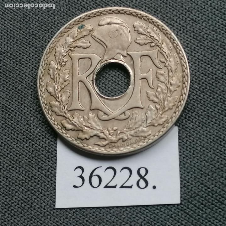 Monedas antiguas de Europa: Francia 10 c&eacute;ntimos 1935 - Foto 2