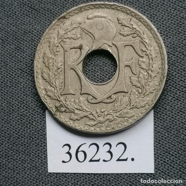 Monedas antiguas de Europa: Francia 10 c&eacute;ntimos 1920 - Foto 2