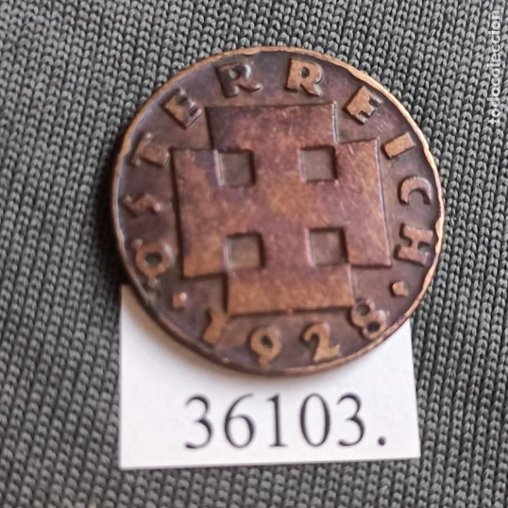 Monedas antiguas de Europa: Austria 2 groschen 1928 - Foto 2
